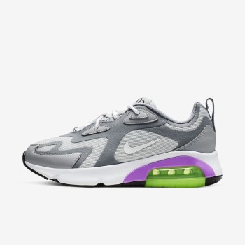 Nike Air Max 200 - Női Utcai Cipő - Platina/Szürke/Szürke/Fehér